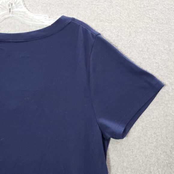 Pitch Perfect Women Top Large Blue Shirt Horizontal Running Team Promo Movie Tee - Picture 6 of 8